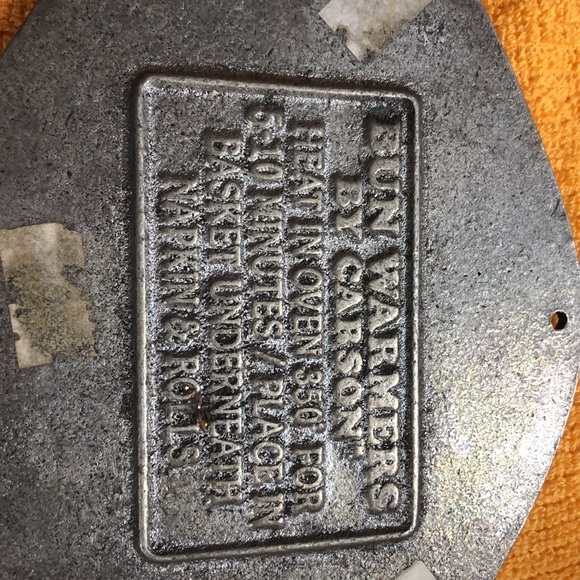 VTG CARSON PEWTER BUN WARMER - Picture 3 of 3